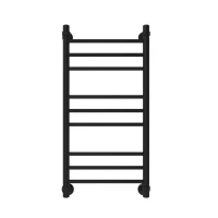 Полотенцесушитель водяной Veconi Voga, 40/80, черный