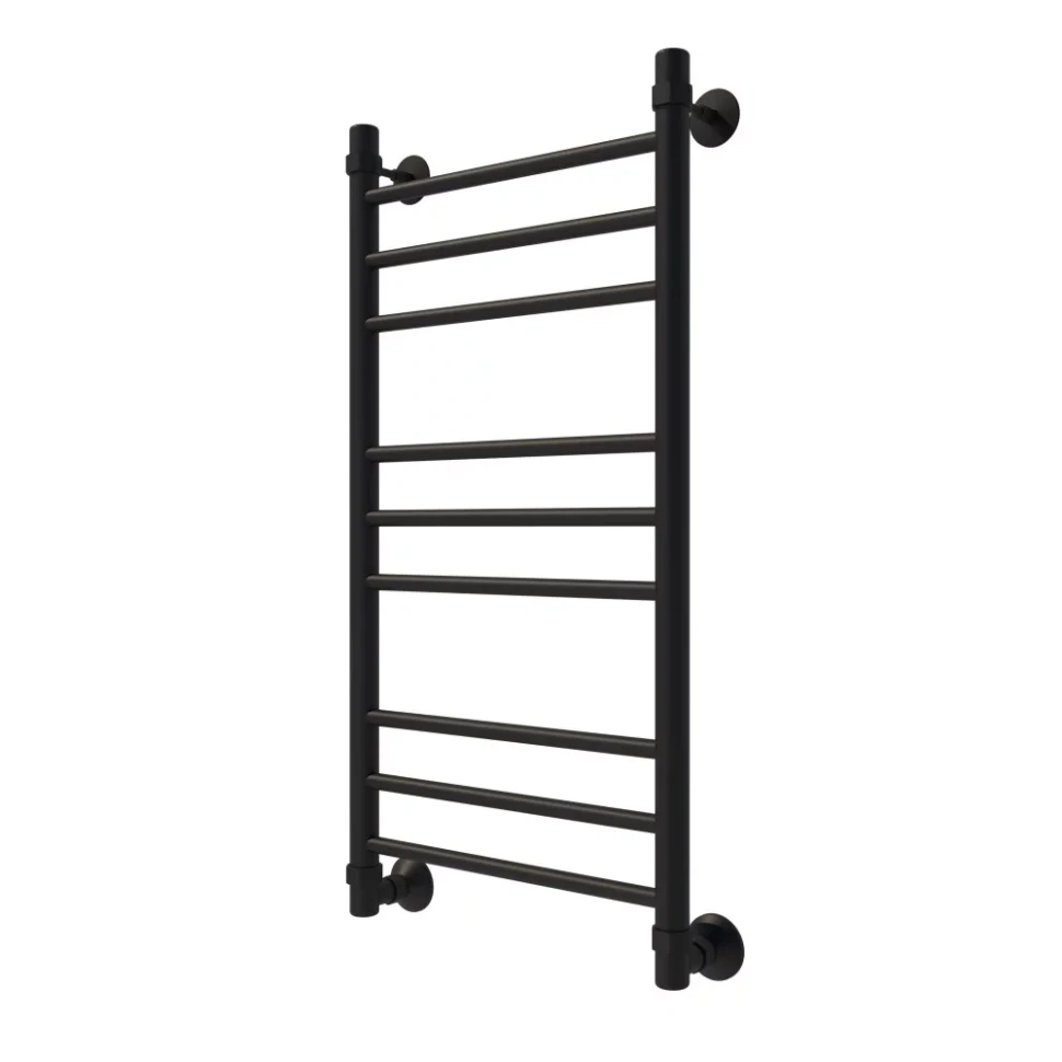 Полотенцесушитель водяной Veconi Voga, 40/80, черный