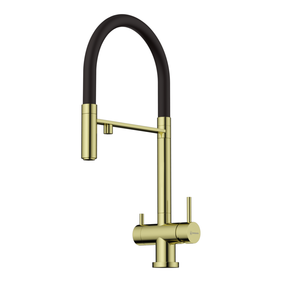 Смеситель для кухни Omoikiri Kanto-LG латунь/светлое золото