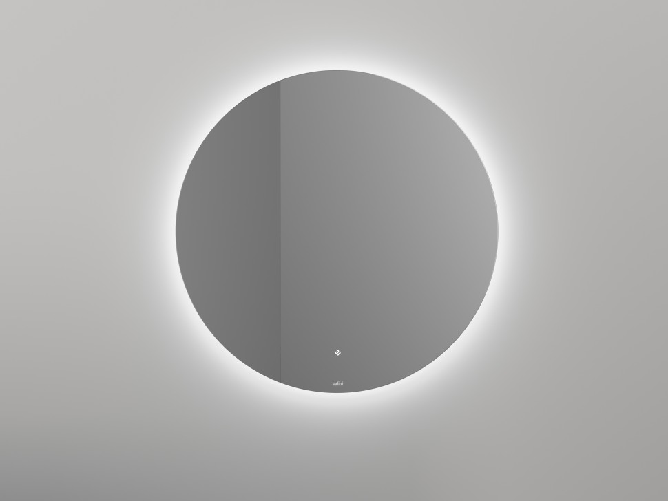 Зеркало для ванной OMBRA с LED подсветкой Salini 900х900х25 27M0390BH