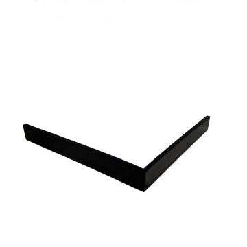 Экран для душевого поддона Veconi Pietra PS B, 800x800x30, гелькоут и стекловолокно, черный