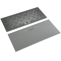 Душевой поддон прямоугольный RGW TKS-Gr Серый (900x2000)