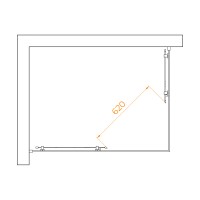 Душевой уголок RGW PA-040 (Прозрачное, 900x1200)
