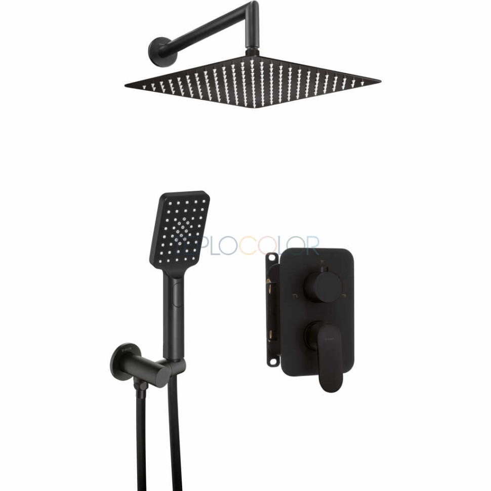 Набор для душа скрытого монтажа, со смешивающим BOXом