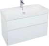Тумба с раковиной Aquanet Бруклин 100 белый
