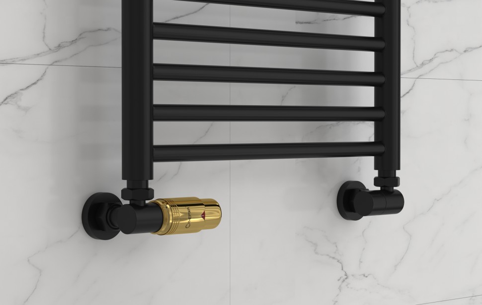 Автоматический терморегулятор 3D левый (G 1/2" НР х G 3/4" НГ)