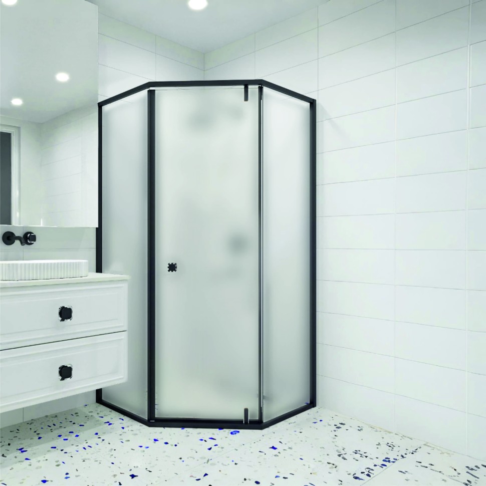 Душевой уголок RGW HO-088B (Матовое-Сатинат, 900x900)