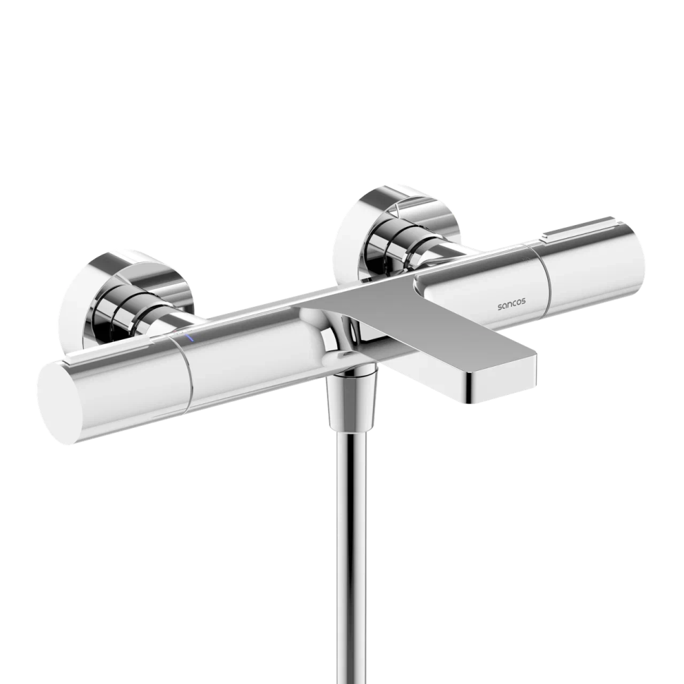 Термостатический смеситель для ванны и душа SANCOS Etna, хром, арт. SC9006CH