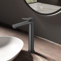 Смеситель для раковины Arco VBF-4AR02GM, вороненая сталь