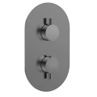 AQM8806GM Siena Встраиваемый термостат на 3 потр. в комплекте с внутр. частью, металл