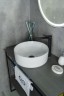 Раковина Gid N9425 51144 накладная белая 40x40x15