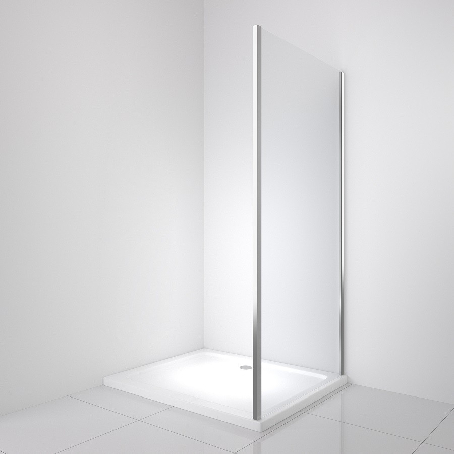 Боковая панель BelBagno LUCE-90-FIX-C-Cr