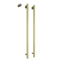 AQM3132BG Полотенцесушитель электрический (встраиваемый) 1000*456 c терморегуляторм, цвет: золото шл