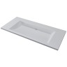 Раковина для ванной 100 см, Uperwood Infinity, без отверстия для смесителя, белая глянцевая