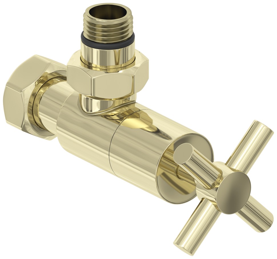 Вентиль угловой крест (G 1/2" НР х G 3/4" НГ)