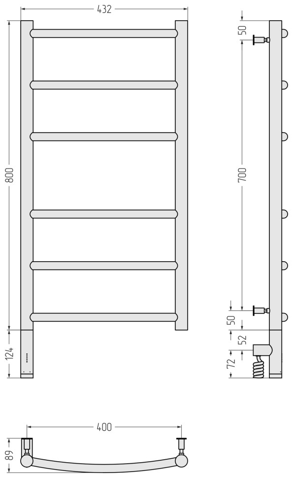 Галант 3.0 800х400 МЭМ левый