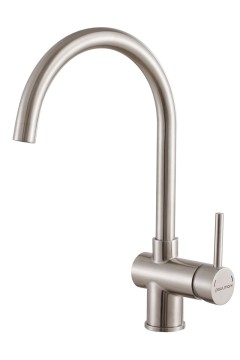 Смеситель для кухни Bend, нержавеющая сталь, Be212066-SS(BS), Paulmark