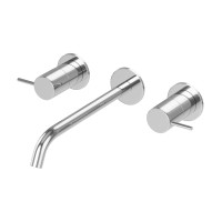 Смеситель для раковины встраиваемый CEZARES LEAF-BLI3L-20-L-01-W0