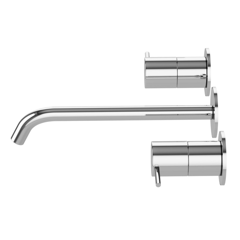 Смеситель для раковины встраиваемый CEZARES LEAF-BLI3L-20-L-01-W0