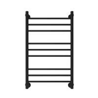 Полотенцесушитель водяной Veconi Voga, 50/80, черный