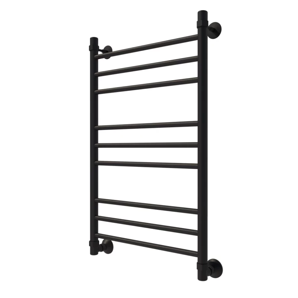 Полотенцесушитель водяной Veconi Voga, 50/80, черный