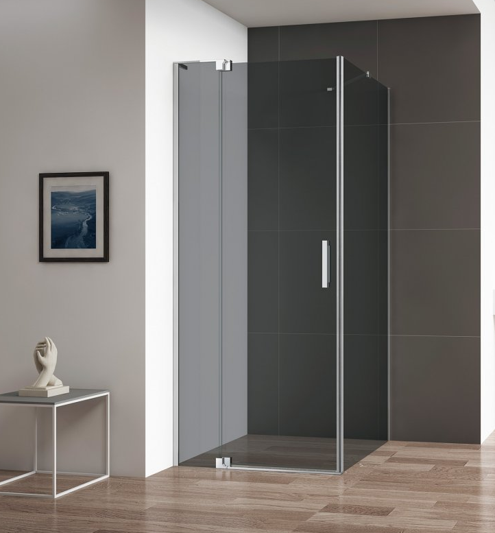 Боковая панель без пристенного профиля CEZARES SLIDER-80-GL-FIX-GRIGIO