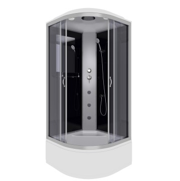 Душевая кабина Niagara Classic NG-2509-14G (100х100х215) высокий поддон(40см),стекло тонированное,4 места