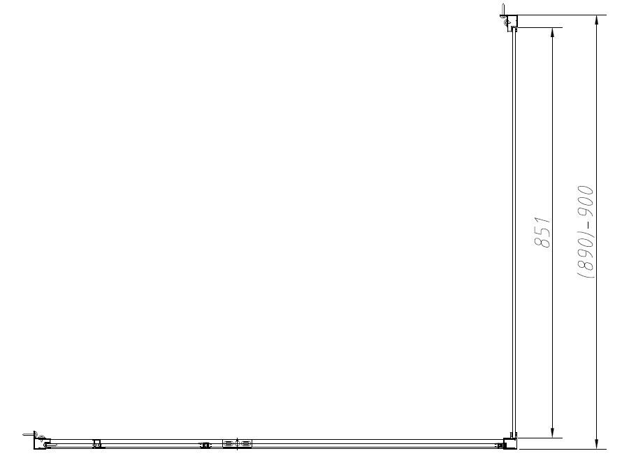 Душевой уголок Слим-Н (Slim-N) VSR-4SNP9012CLB, 1200*900, черный, стекло прозрачное
