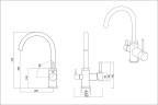 Смеситель EMAR EC-3007 ЕС - 3007