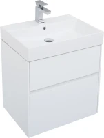 Тумба с раковиной Aquanet Бруклин 60 белый