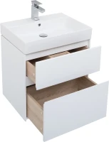 Тумба с раковиной Aquanet Бруклин 60 белый