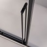 Душевой угол раздвижной Veconi Premium Prato 300 SP B-L, 1100х1000x2000, черный матовый, стекло прозрачное