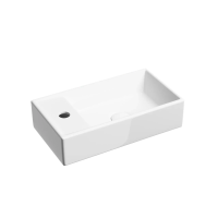 Умывальник подвесной прямоугольный (чаша справа, отверстие под смеситель слева) Element 407x217x100