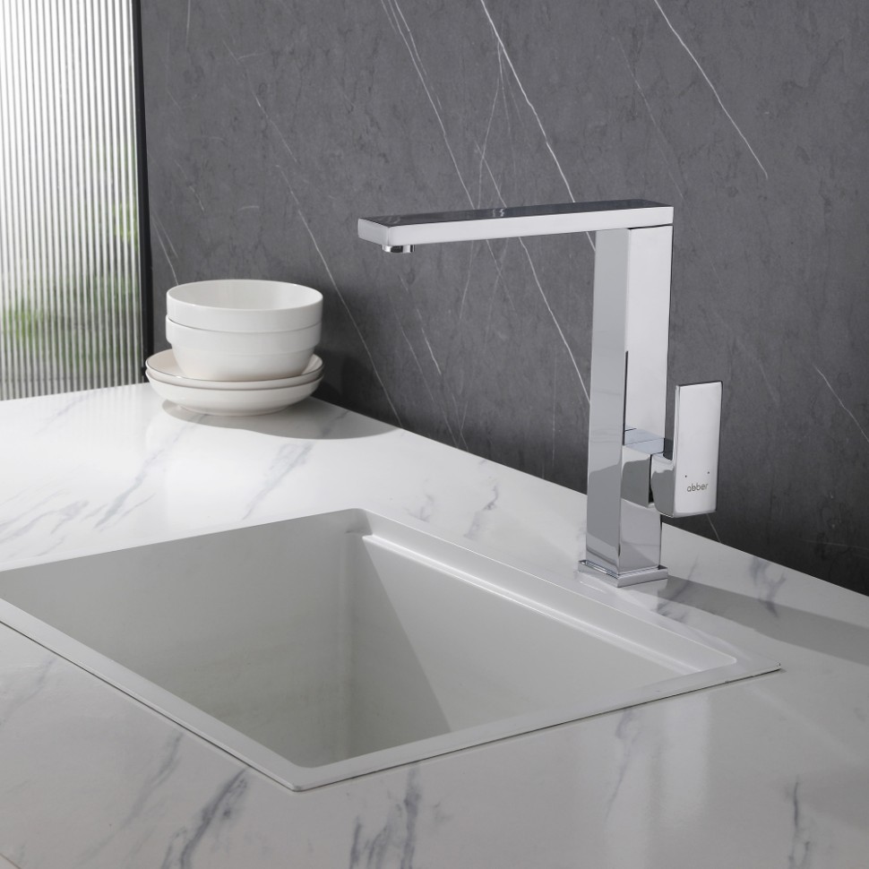 Смеситель ABBER Daheim AF8214 для кухни, хром