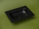 Раковина накладная мебельная Grace прямоугольная, без отверстия под смеситель, 610x457x137мм, цвет черный матовый, арт. CN7011MBwx