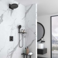 Душевой комплект Inspire VSFW-3I21MT1RMB встраиваемый, термостатический, двухрежимный, черный