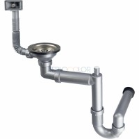 Сифон для стальной мойки, 1-функция - слив 3.5"