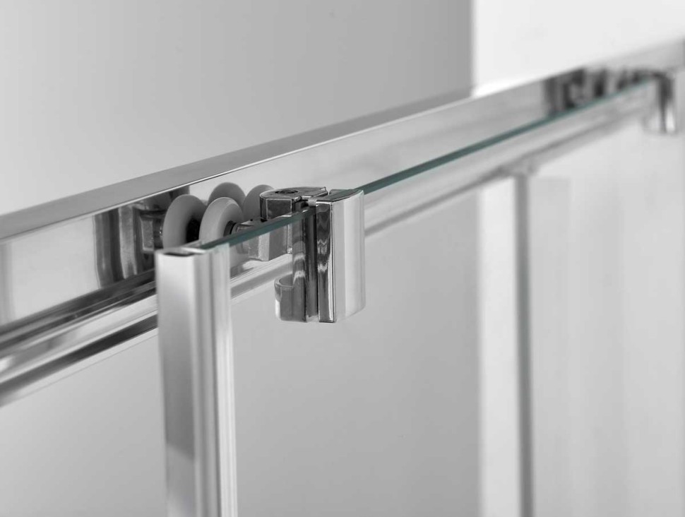 Душевая дверь Alpha VDS-3AL2160MT, 1600, хром, стекло текстурное