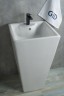 Раковина Gid Nb145 81103 накладная белая 46.5x46.5x81