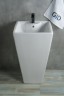Раковина Gid Nb145 81103 накладная белая 46.5x46.5x81