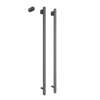 AQM3132GM Полотенцесушитель электрический (встраиваемый) 1000*456 c терморегуляторм, цвет: металл.