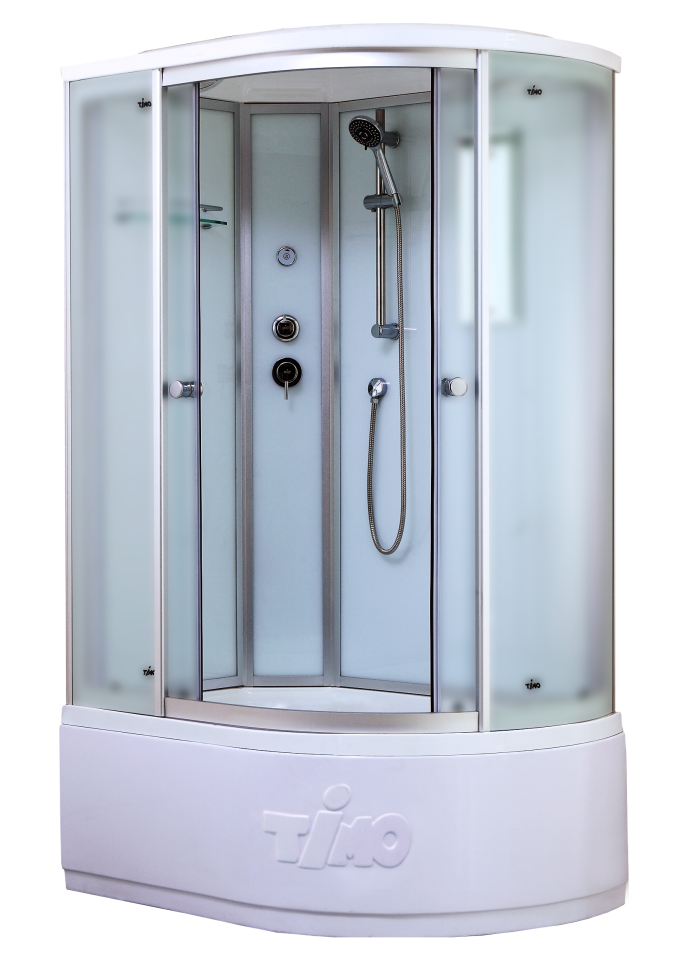 Timo Standart T-6620 Silver Fabric L душевая кабина (120*85*220), турецкая баня хамам