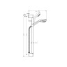 Душевой набор Hansgrohe Crometta 85 хром 27767000