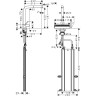 Смеситель для кухни Hansgrohe Aquno Select M81 с выдвижным душем, 2jet, sBox 73830000, хром