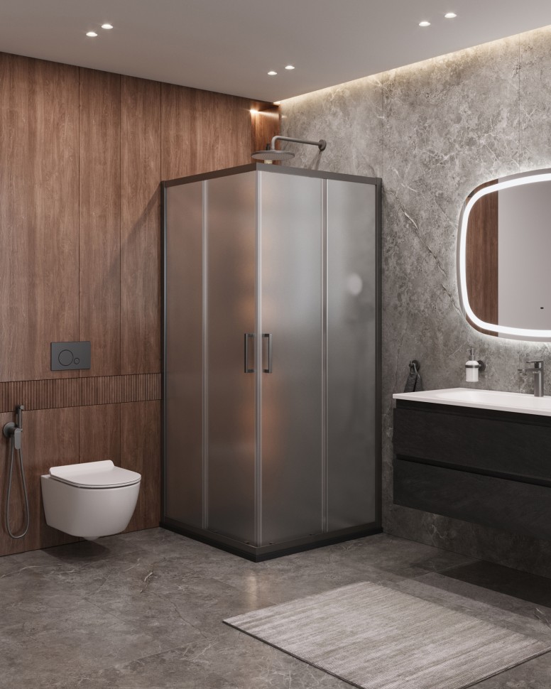 Душевой уголок CEZARES MOLVENO-A-2-90-P-GM