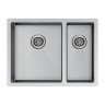Мойка нерж. сталь GERBERG 59/2S UNI, PM225944-BSL, брашированная нерж.сталь, левая, 590х440мм, Paulmark