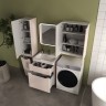 Тумба напольная STYLELINE "Марелла 60" (2 ящ.) Люкс Плюс антискрейтч карамель под раковину Марелла Люкс 600х400