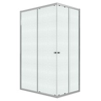 Душевое ограждение Niagara Eco NG-1129-14QMT (120х90х190) прямоугольник,раздвижное,хром,стекло матовое,1 место