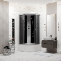 Душевая кабина Niagara Classic NG-2509-14P (100х100х215) высокий поддон(40см),стекло тонированное,4 места