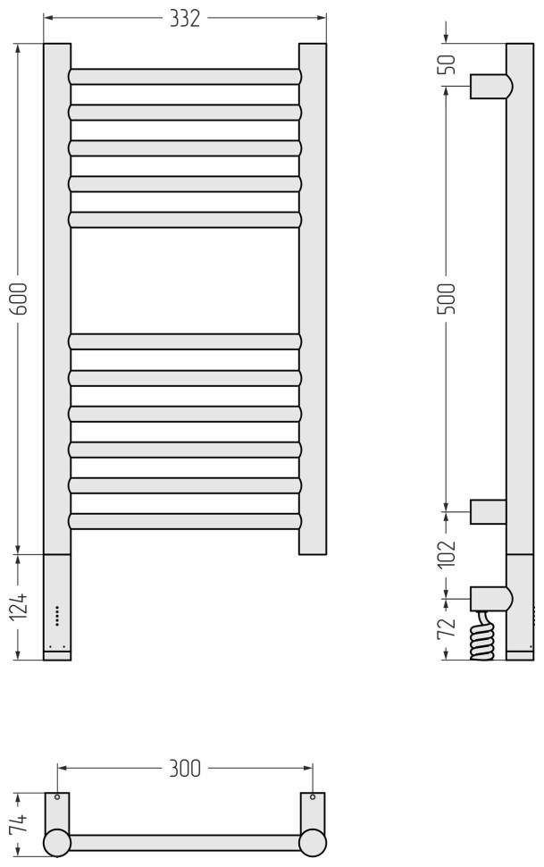 Богема 3.1 прямая 600х300 МЭМ левый